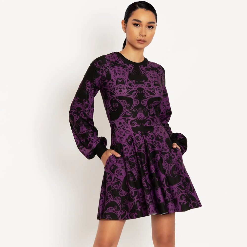 PLUM BATH BISHOP SKATER DRESS